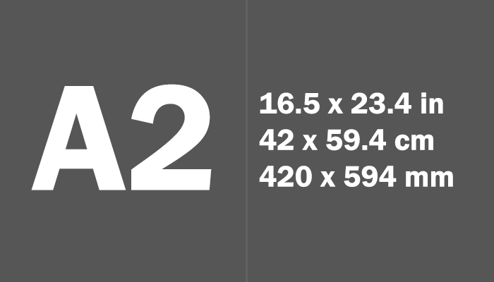 A2 Paper Size Dimensions A Paper Sizes