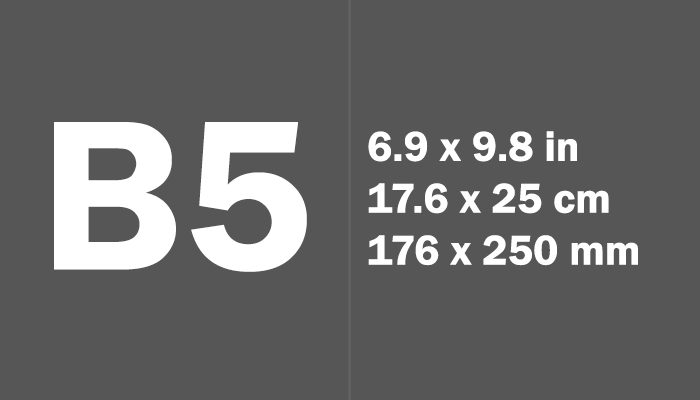 B5 Size In CM B Paper Sizes